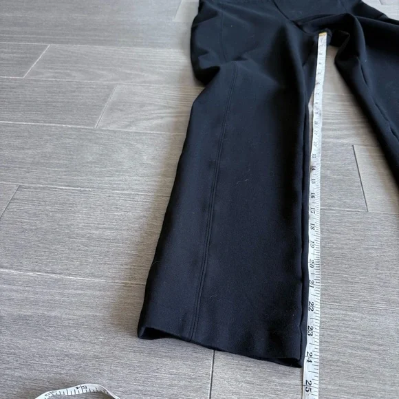 Spanx High Waist Straight Leg Ponte Pants Black Size XS Petite 20254Q Classic